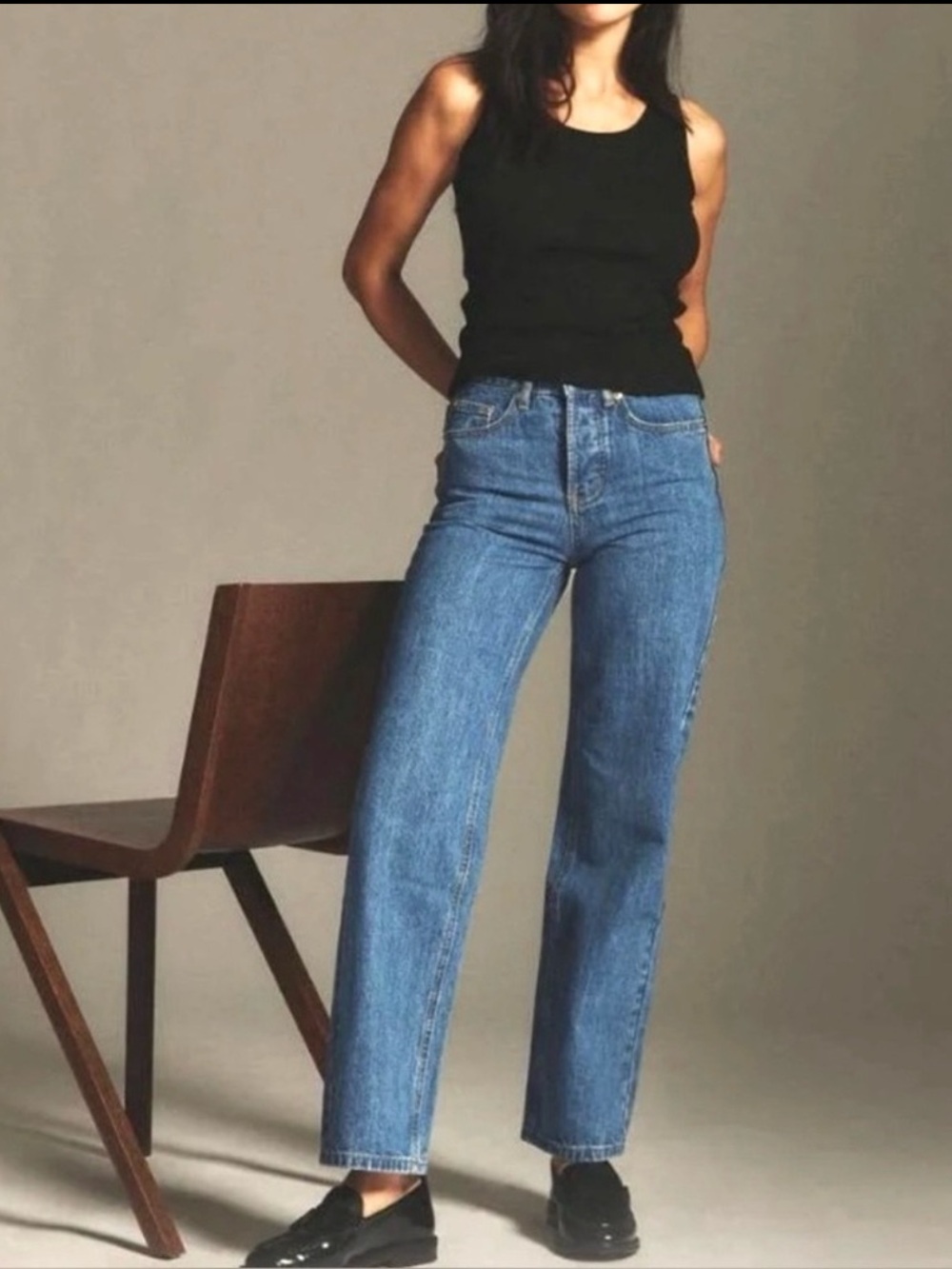Parke  Straight Leg / High Rise -Medium Wash  Denim Jean Current NWOT SIZE 28